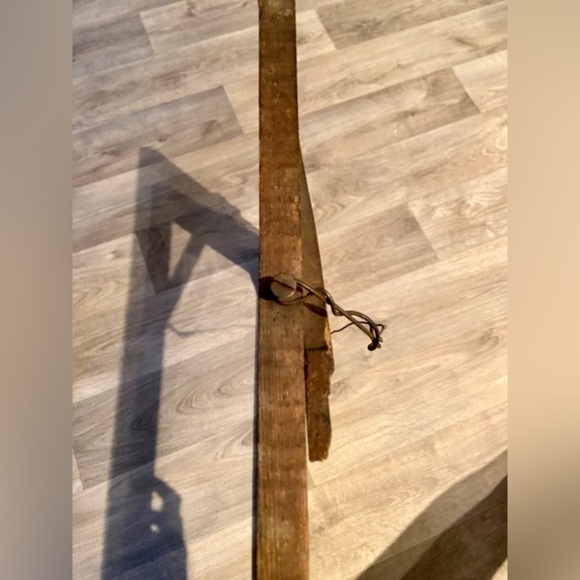 Home Antique Vintage wall mounted‎ metal wire Wood Frame no glass walnut tone - Picture 8 of 16